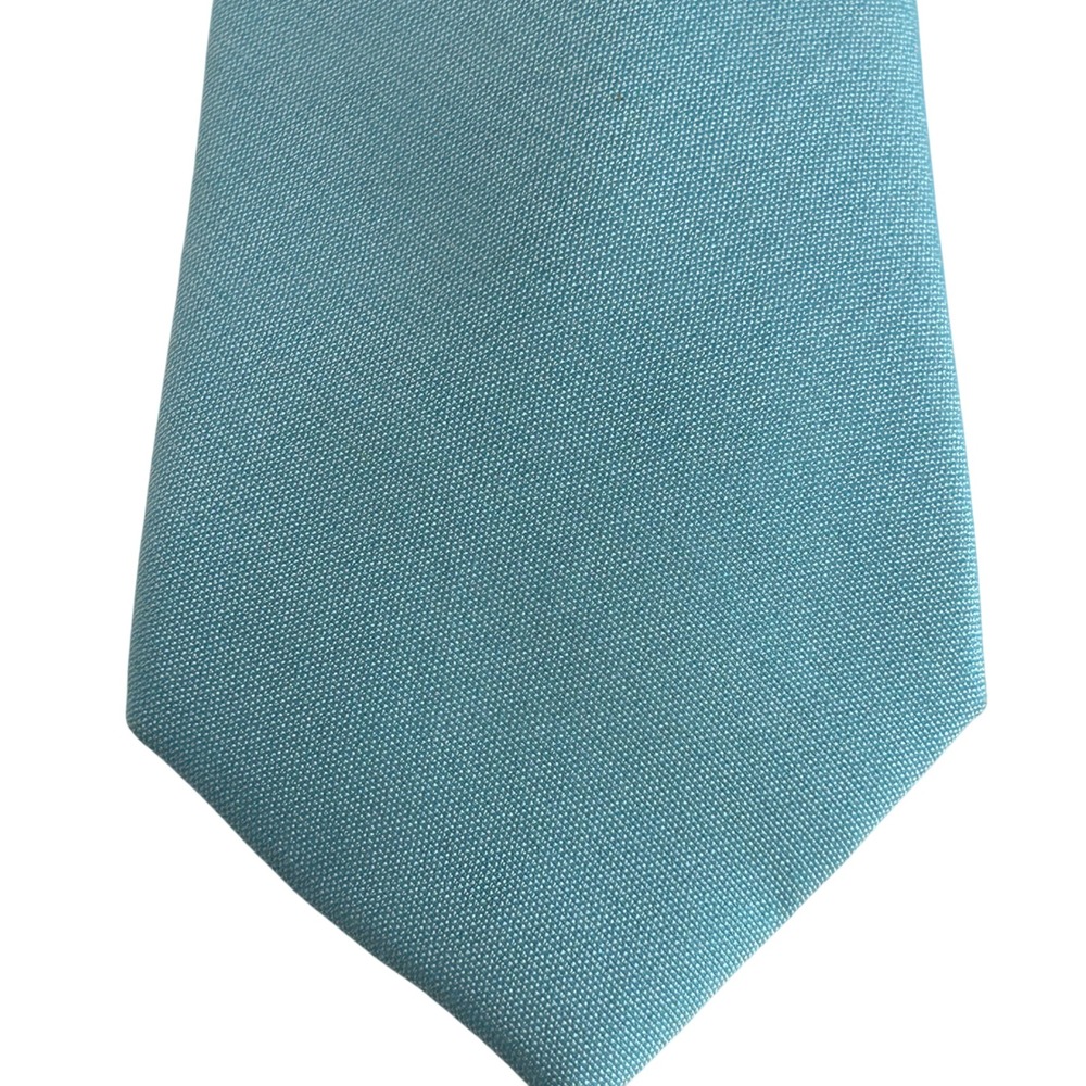 Club Room Estate Neckwear Mens Light Blue Textured‎ Cotton Silk Blend Tie EE49